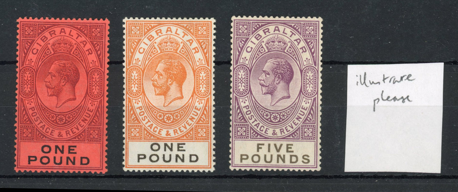 Gibraltar 1886-1987 collection mint