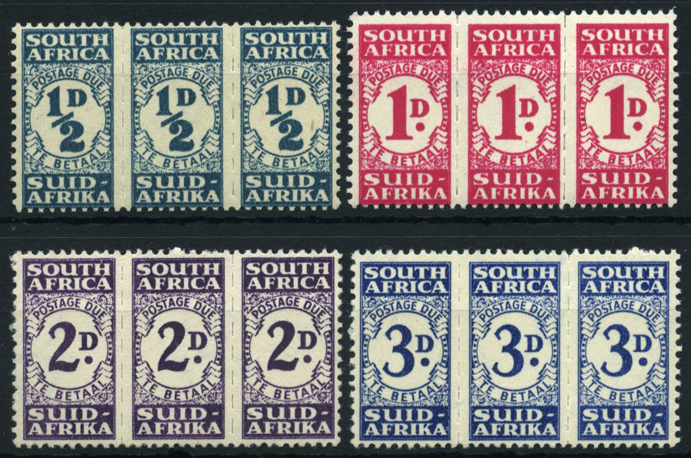 1943-44 Postage Due set of four units, u/m. SG D30-33, cat...