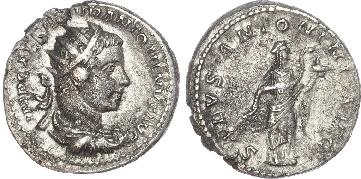 Elagabalus (AD 218-222) AR Antoninianus, Rome, AD 219, 5.33g.