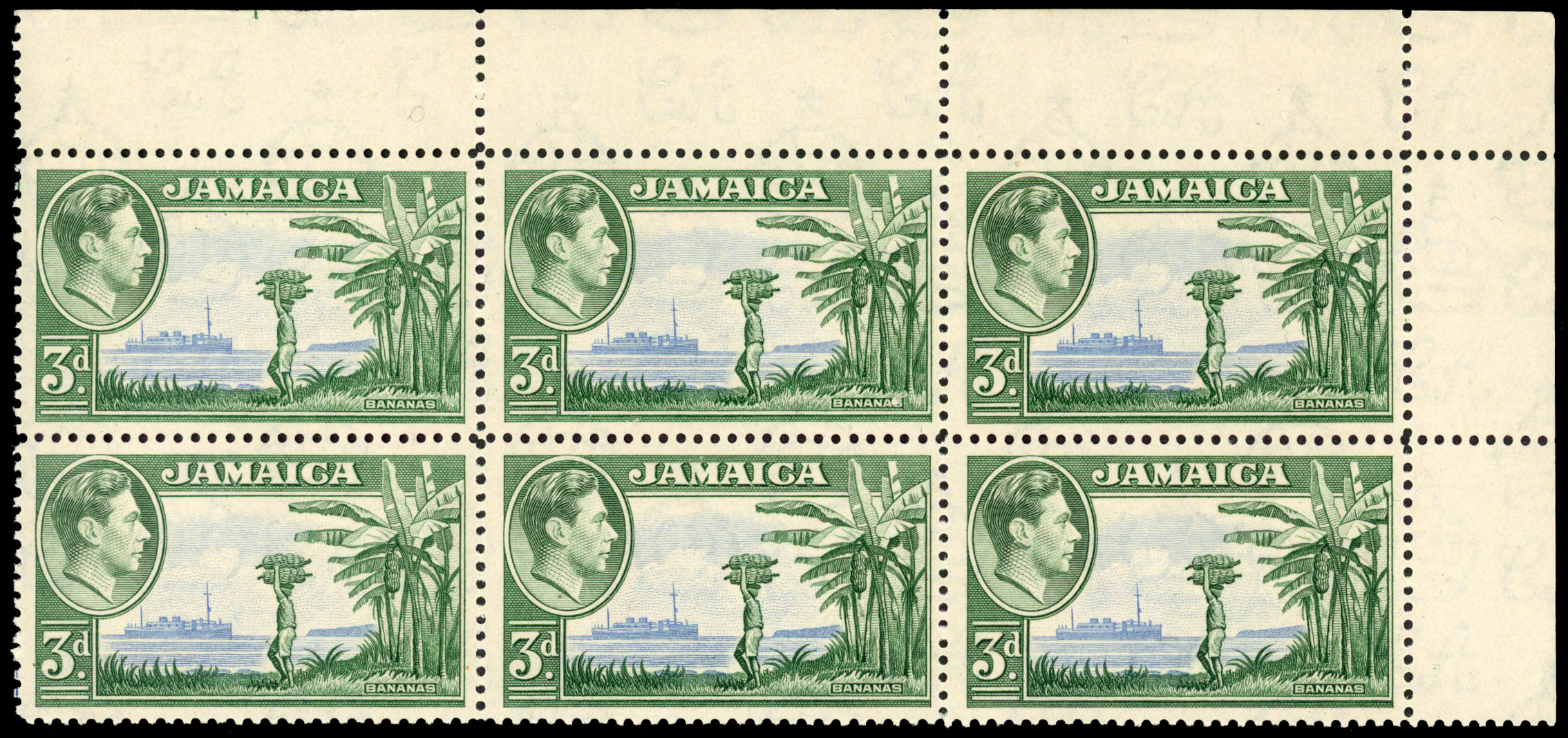 Jamaica SG 126a block mint