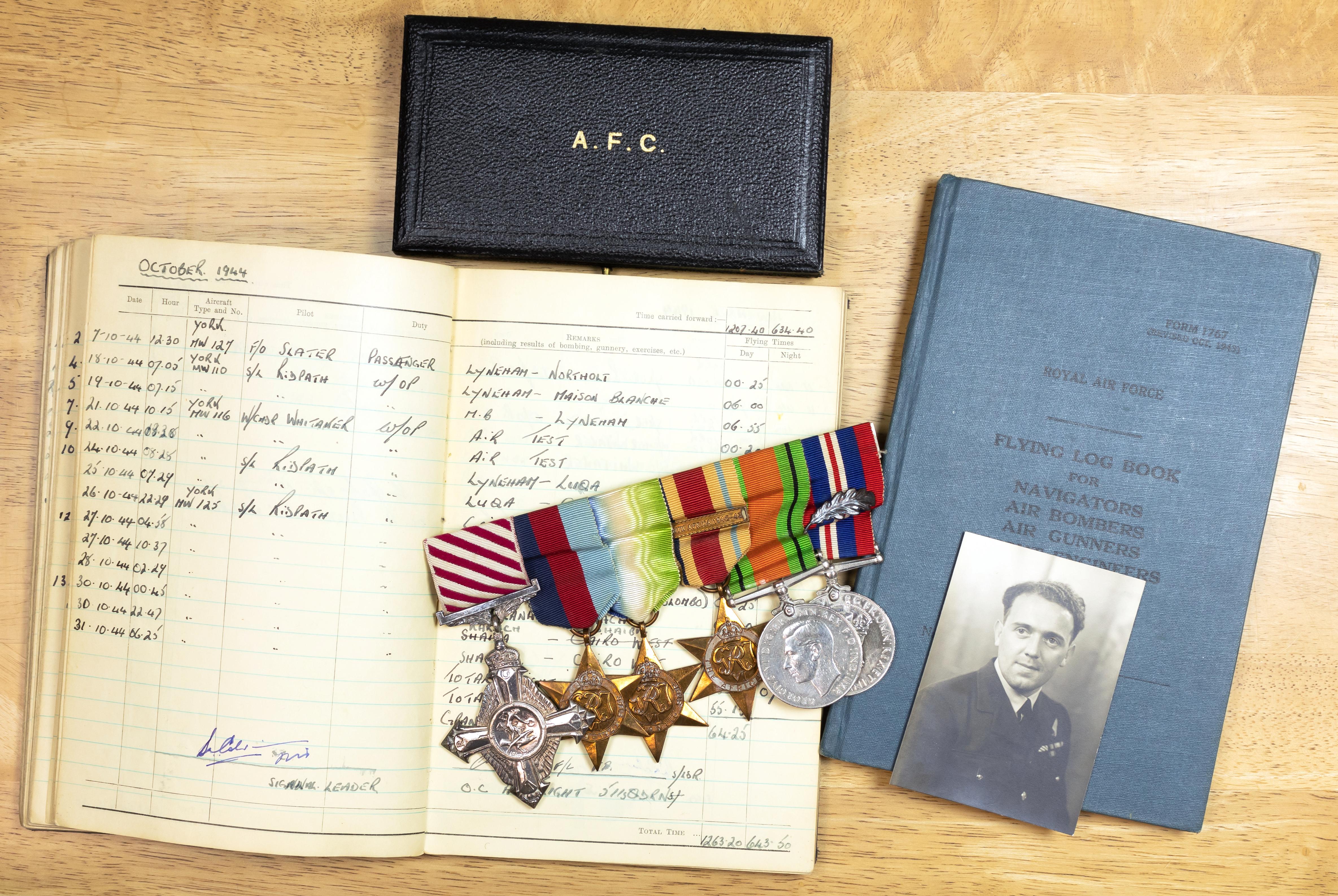 Royal Air Force AFC Group awarded to Flight Lieutenant Robert Walton