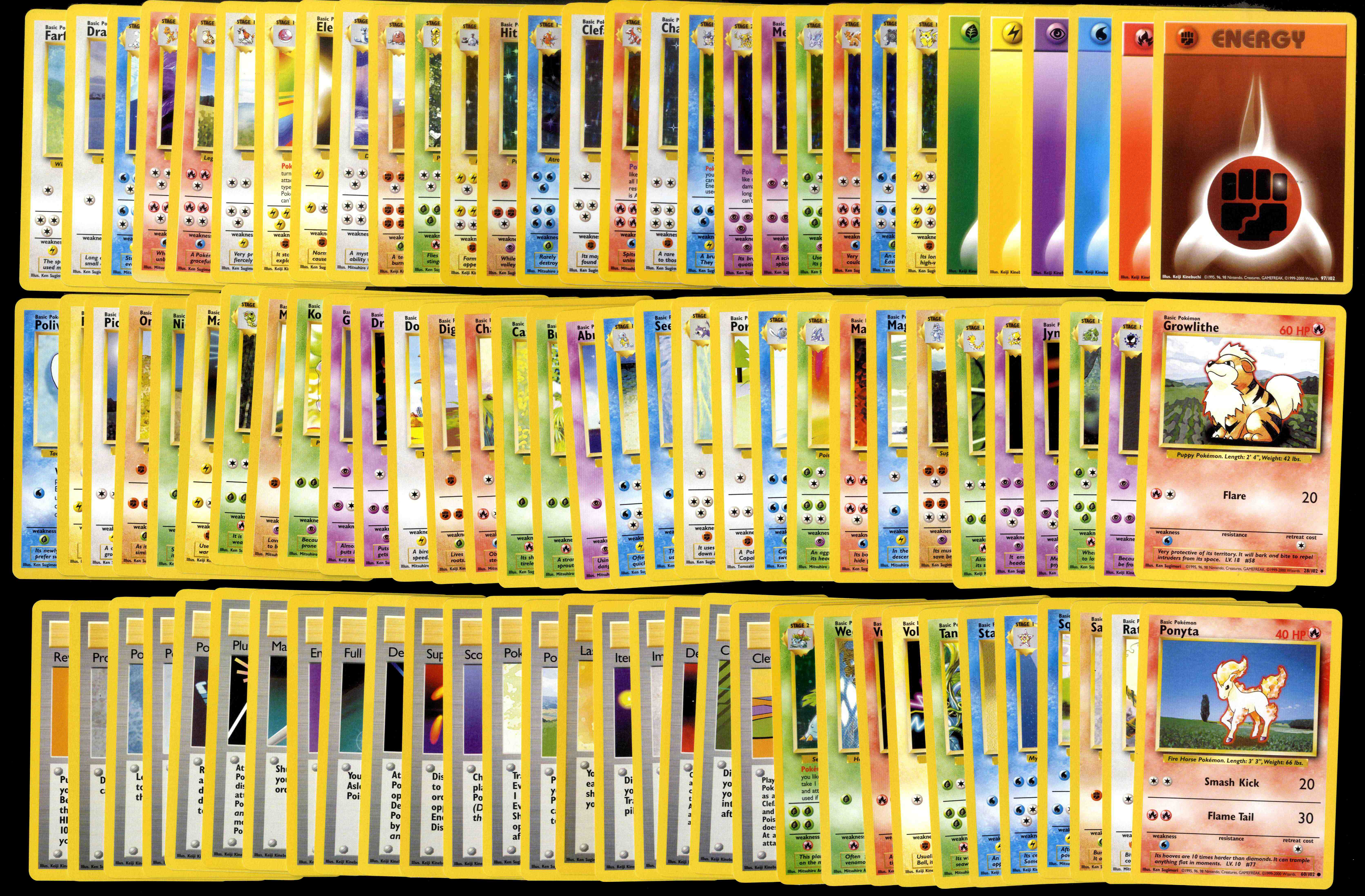 Pokémon TCG - Base Set - 4th Print Unlimited Set 101/102