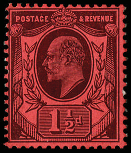 1909 (Mint) SG221var