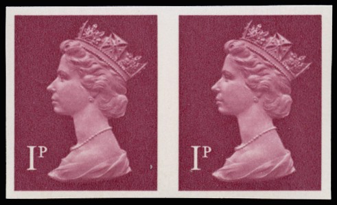 1979 1p Crimson (PVAD/FCP, Head type B1). Very...