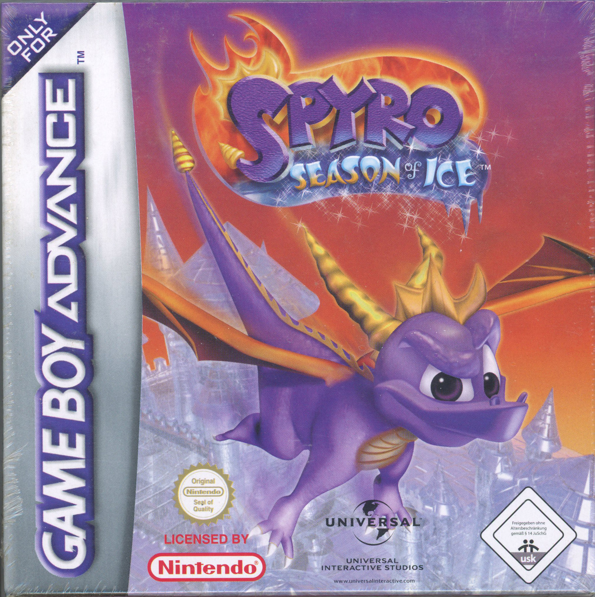 Nintendo - Spyro Season of Ice - Game Boy Advanced, and Nintendo - Spyro 2 Season of Flame - Game Boy Advanced  - Both Sealed