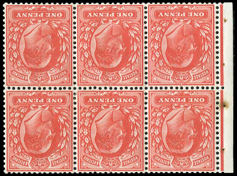 1911 1d aniline rose (Wmk. Inverted). Very...
