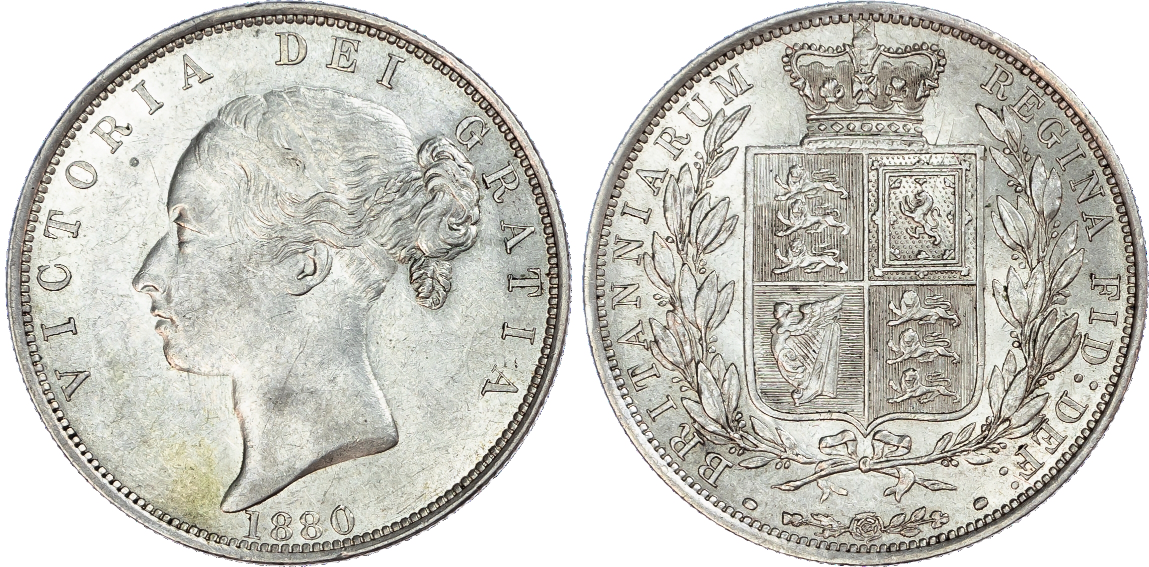 Victoria (1837-1901), Halfcrown, 1880