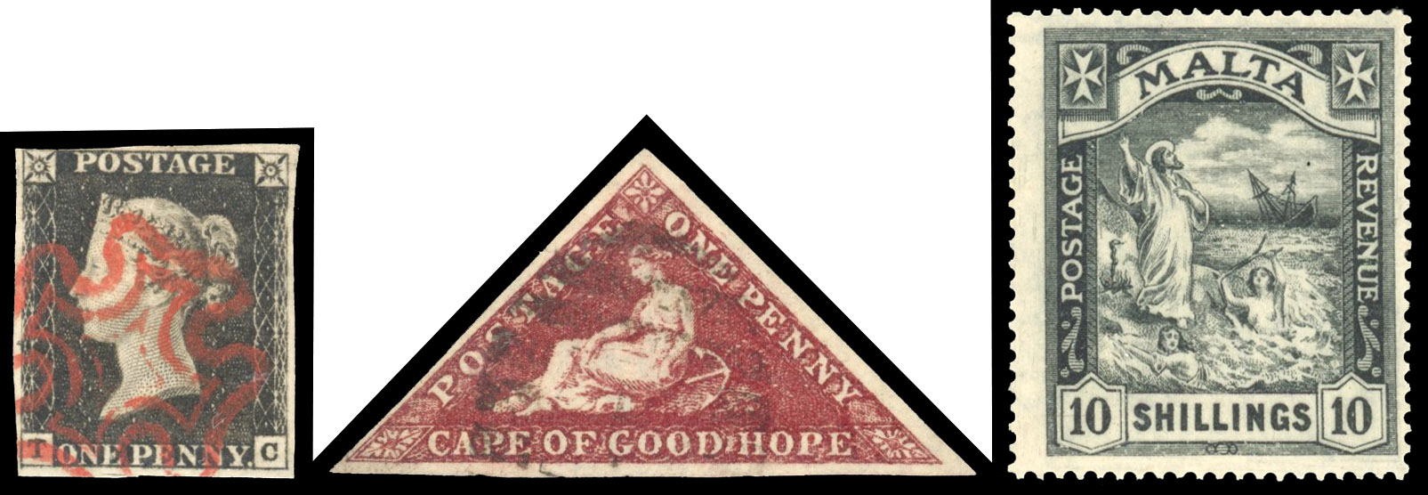 British Commonwealth & GB trio of items