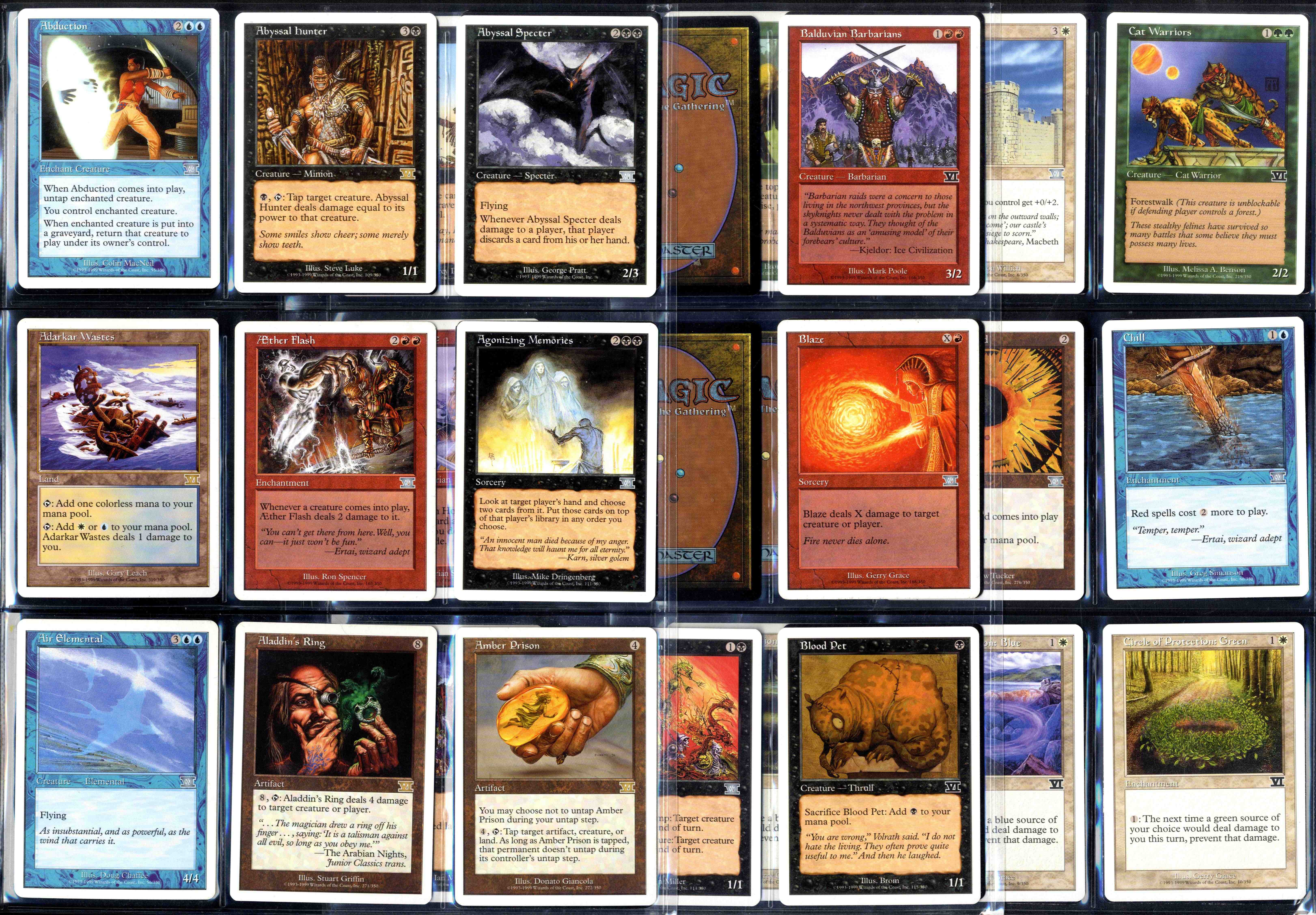 Sixth & Seventh Edition - Partially Complete Sets