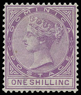 1877-79 1s magenta, wmk CC, fresh large part...