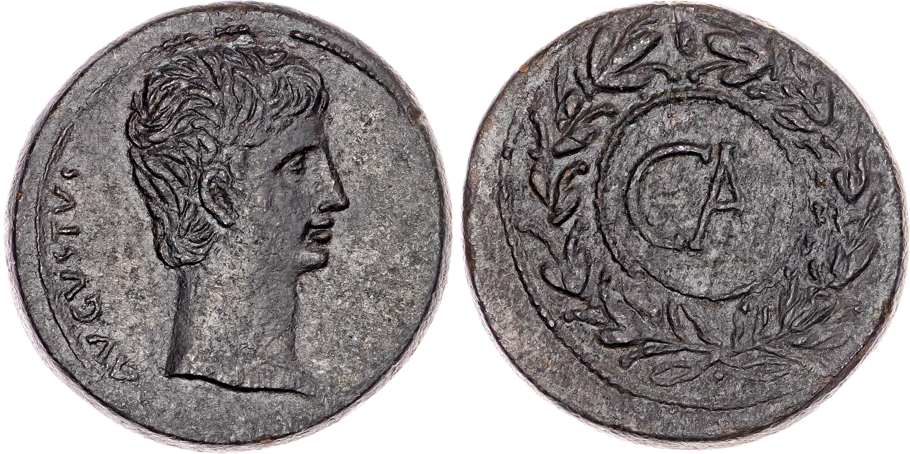 Augustus (27 BC – AD 14) AE Sestertius, uncertain mint in Asia, AD 25 BC, 24.04g. 