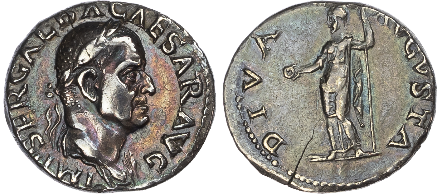 Galba (AD 68-69) AR Denarius, Rome, 3.23g. 