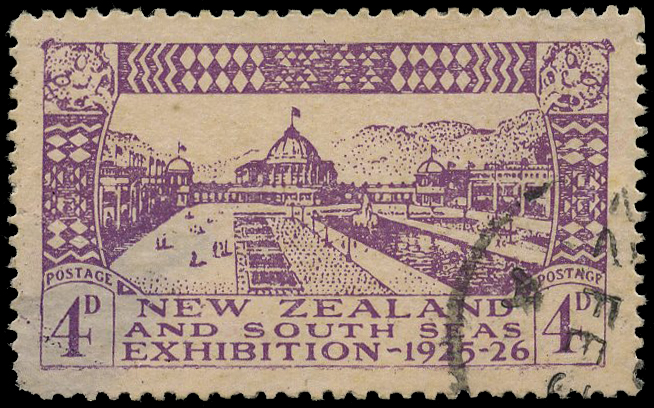 1925 Dunedin Exhibition 6d with R10/1...