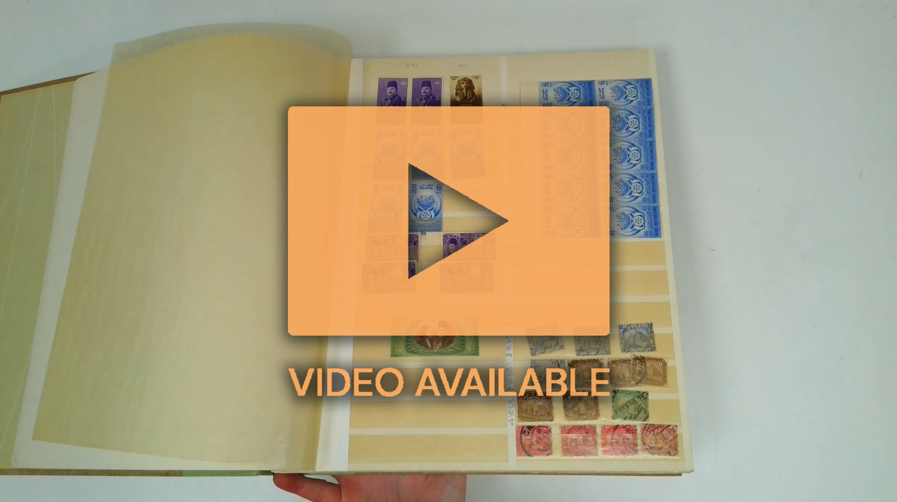 Egypt collection in three albums, first issues to 1960s