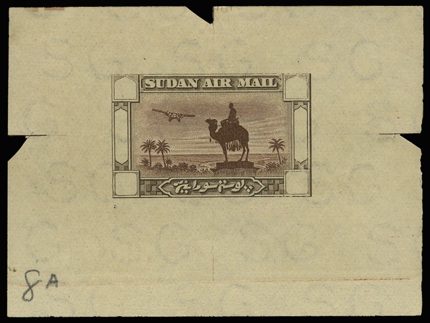 1931(-37) Air, master die proof (undenominated frame) in...