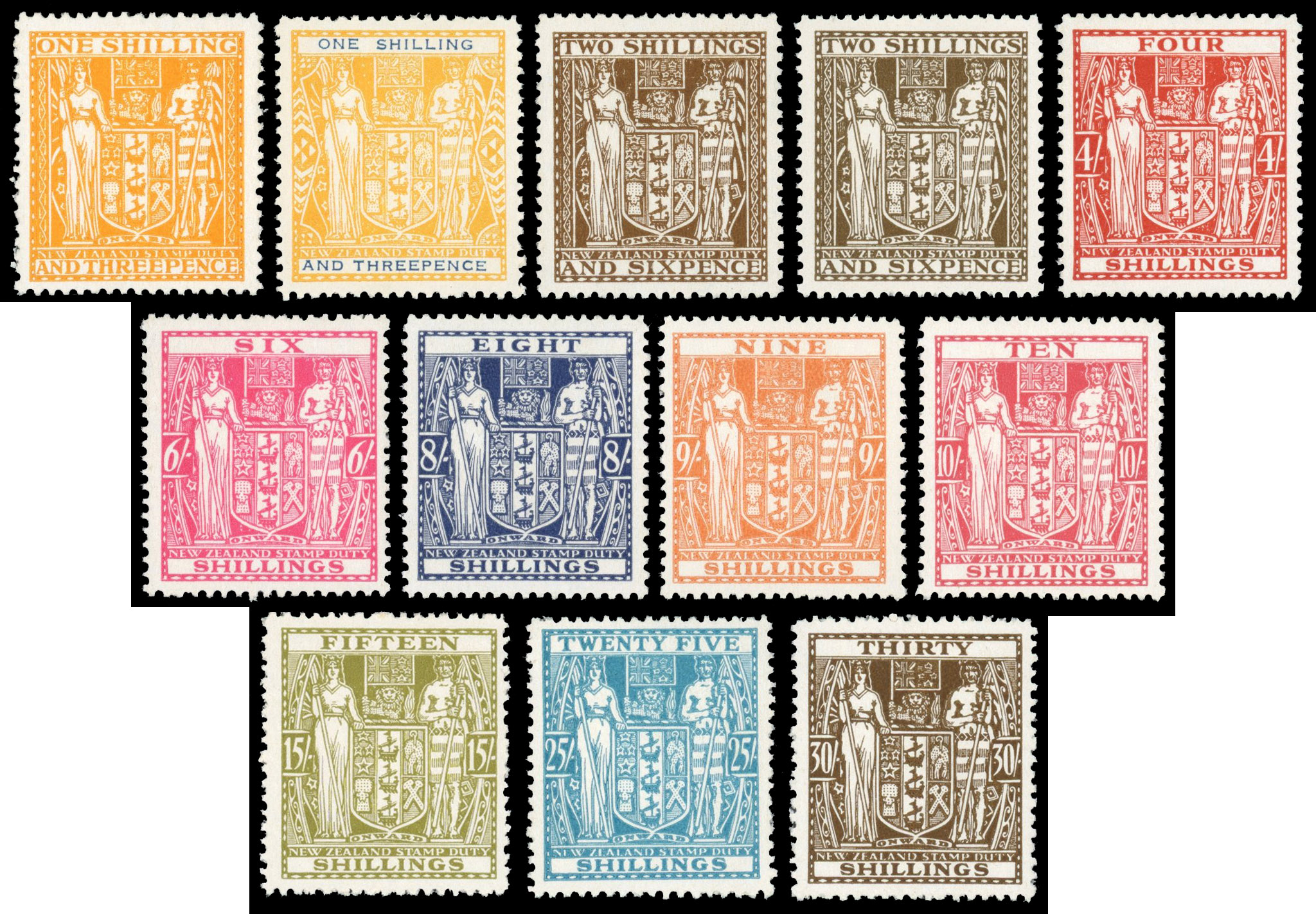 New Zealand 1940-58 postal fiscal group