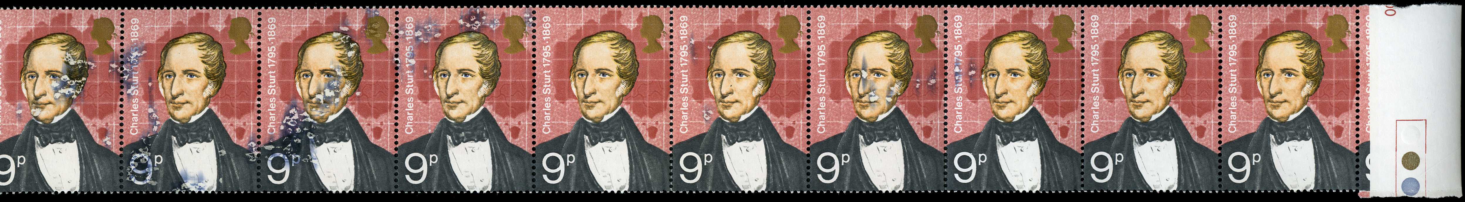 1973 British Explorers 9p Charles Sturt...