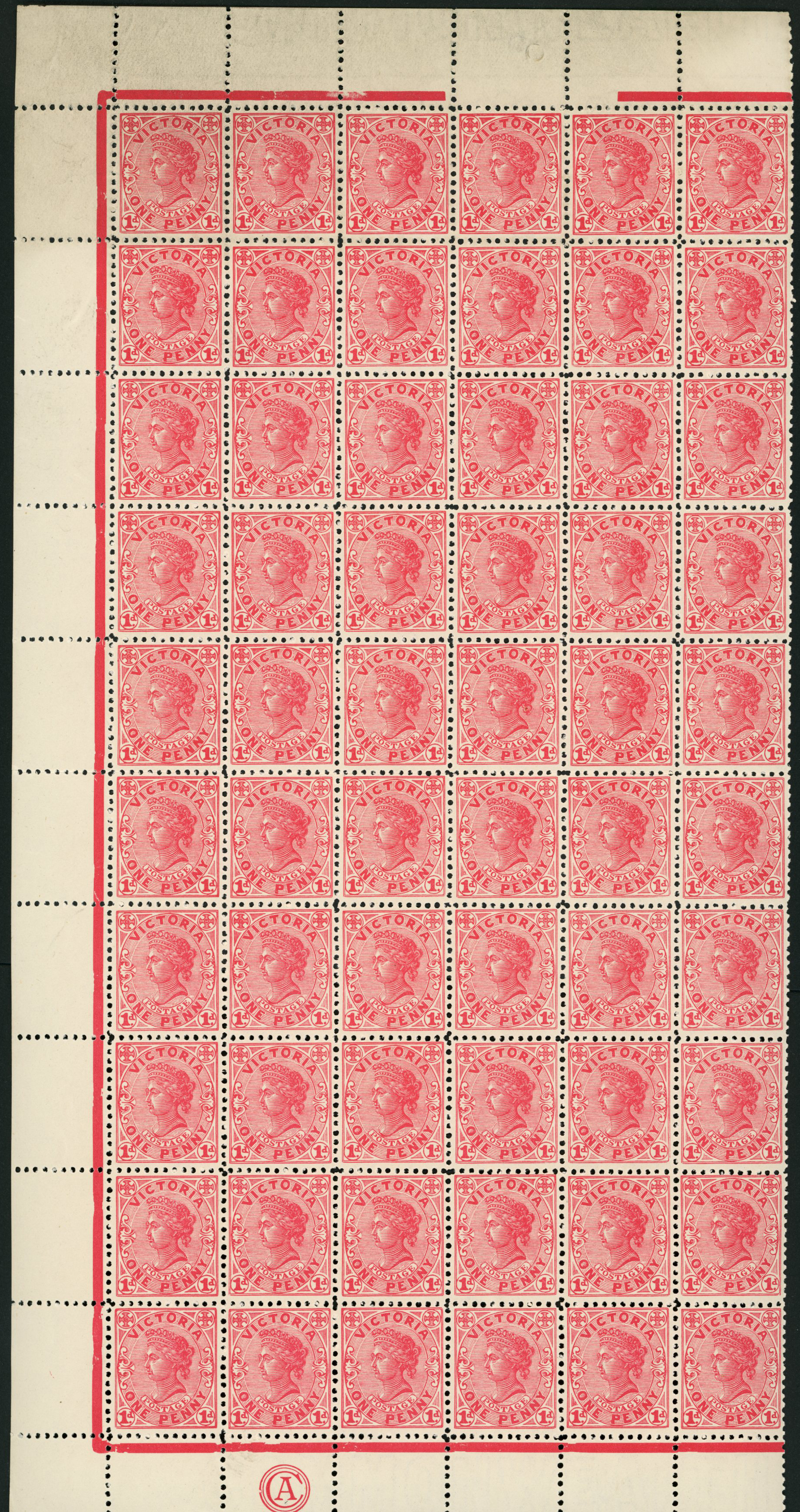 1911 1d rose-carmine (Die III: perf 11:...