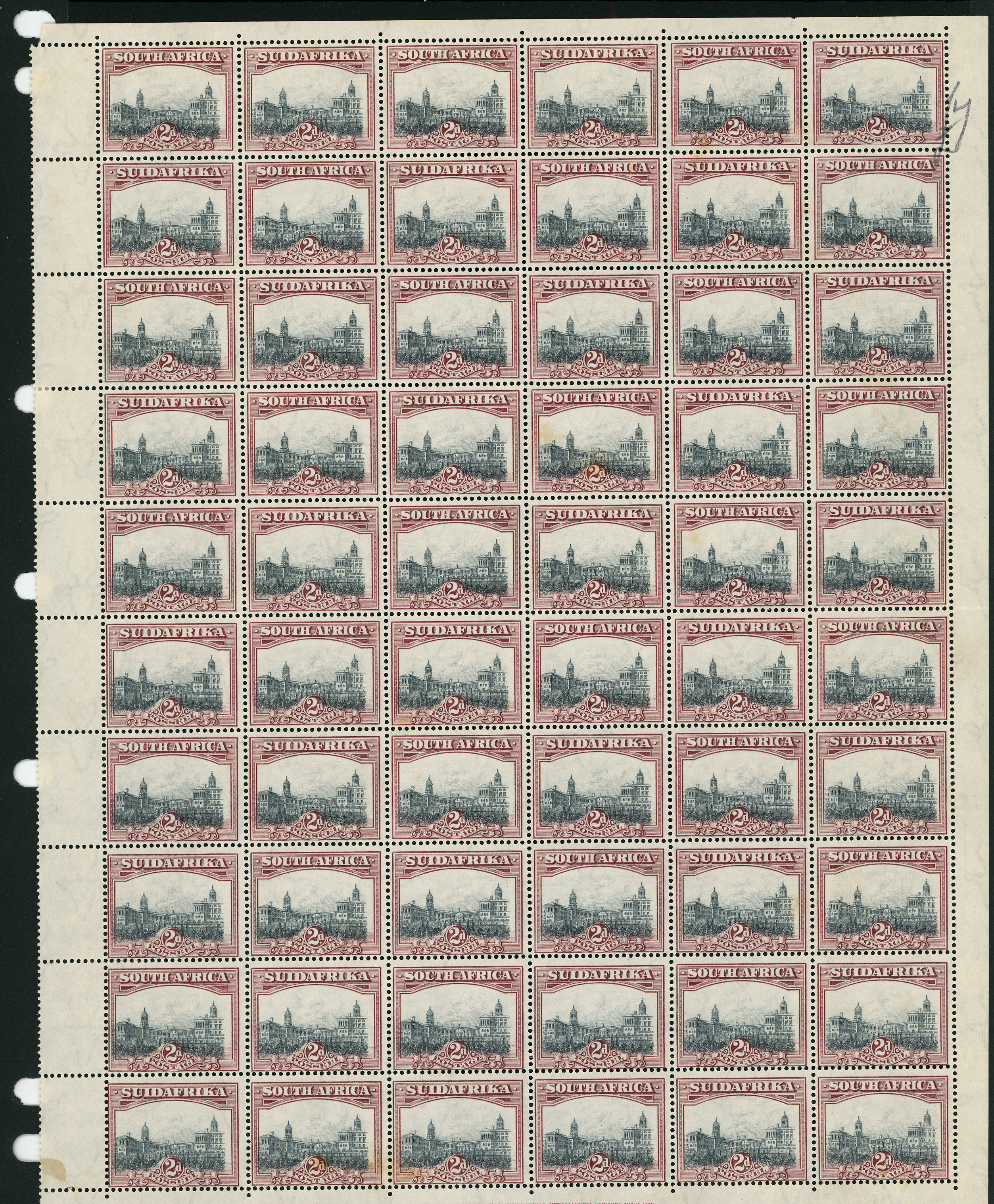 1927-30 2d grey and maroon (Issue 1)...