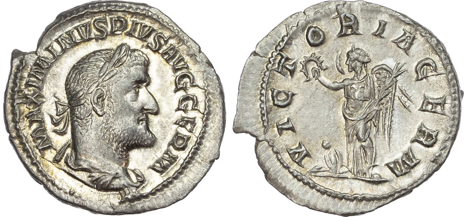 Maximinus Thrax (AD 235-238) AR Denarius, Rome, AD 236-237, 2.70g. 