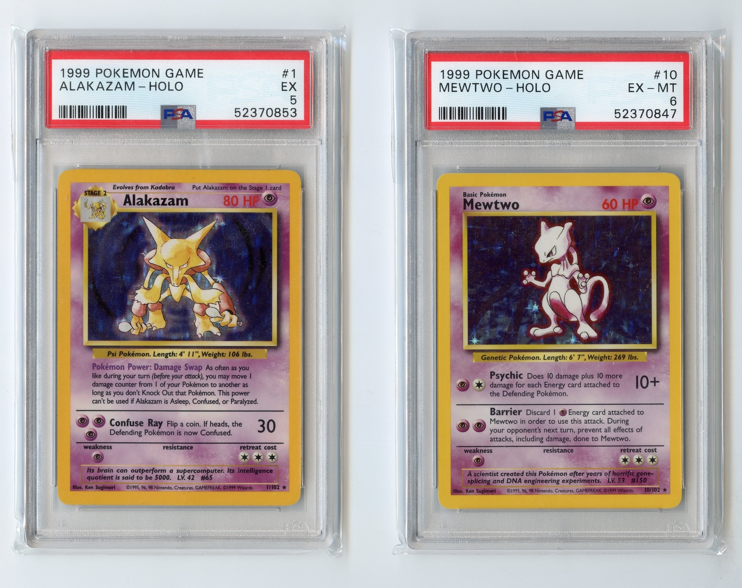 PSA Base Set Holo Bundle (X4 Slabs)