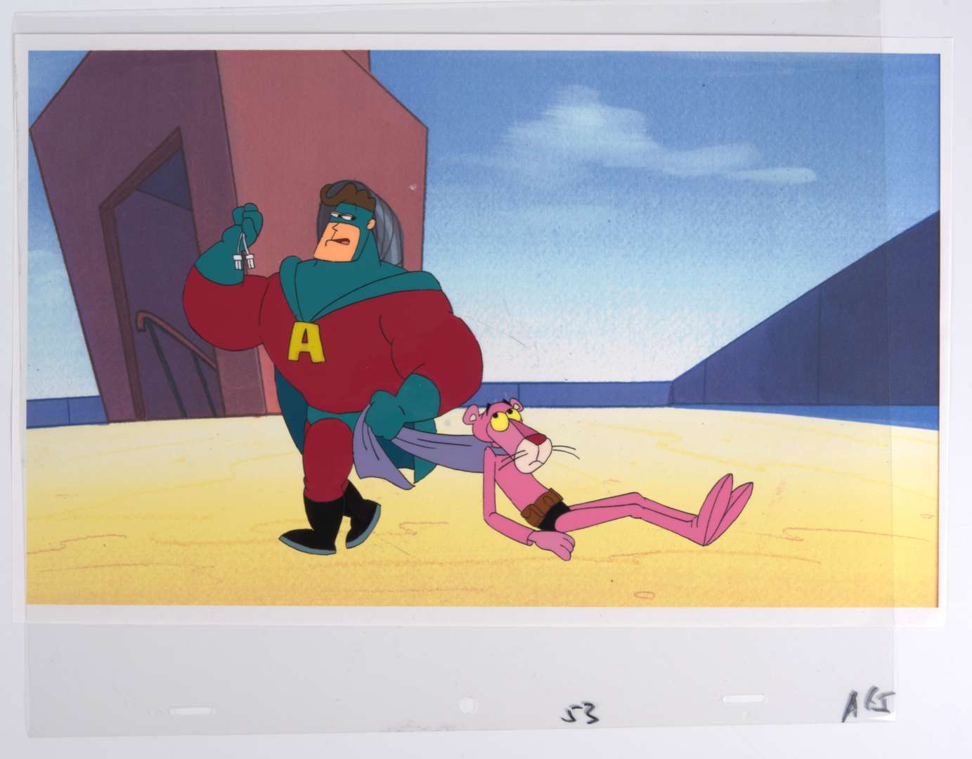 The Pink Panther Show Original Pink Panther Hand Painted Production Cel (MGM, 1993-1995)