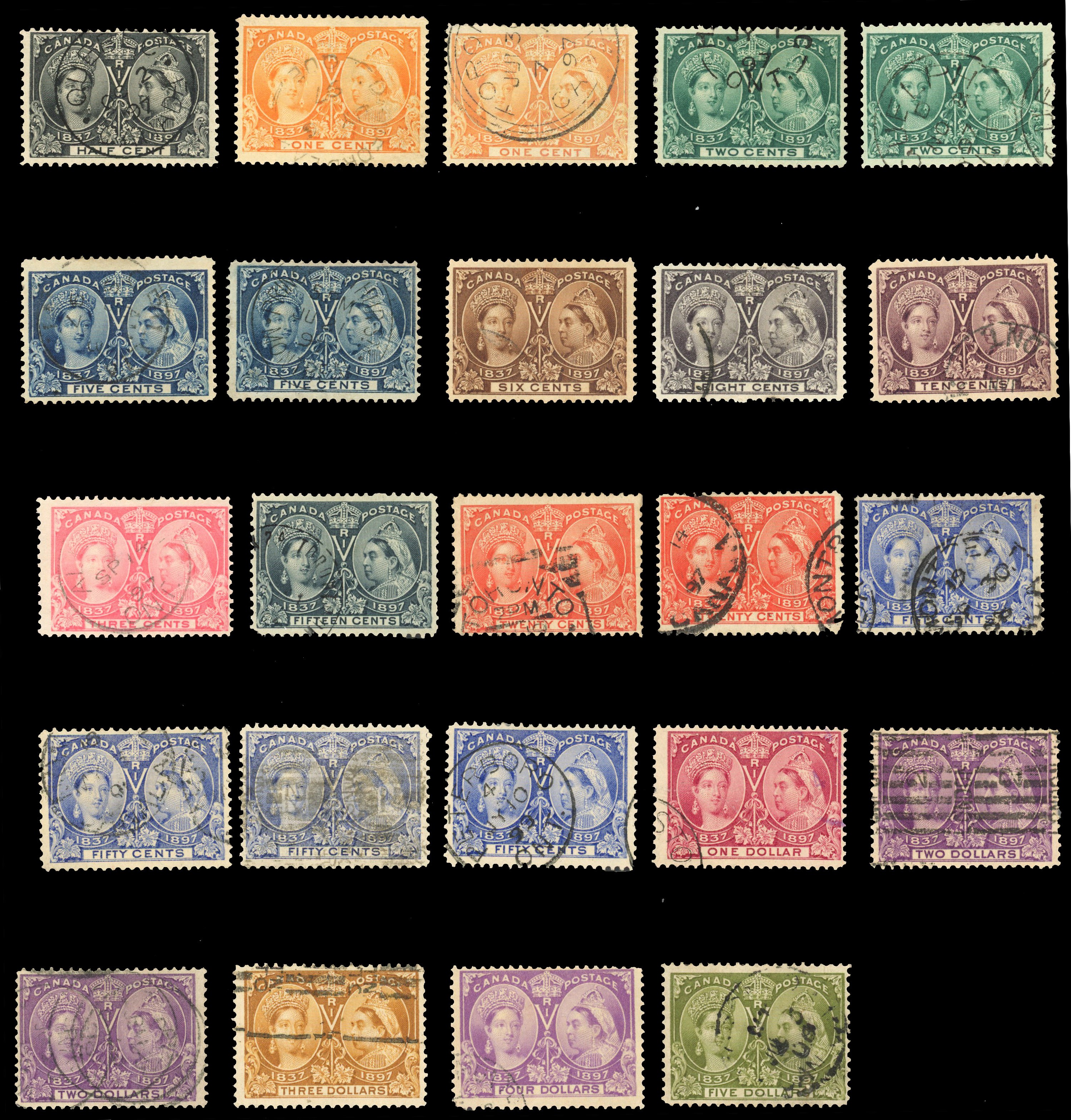 Canada SG 121-140 used