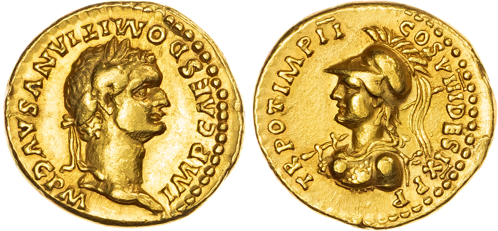 Domitian (AD 81-96) AV Aureus, Rome, AD 82/83, 7.57g.