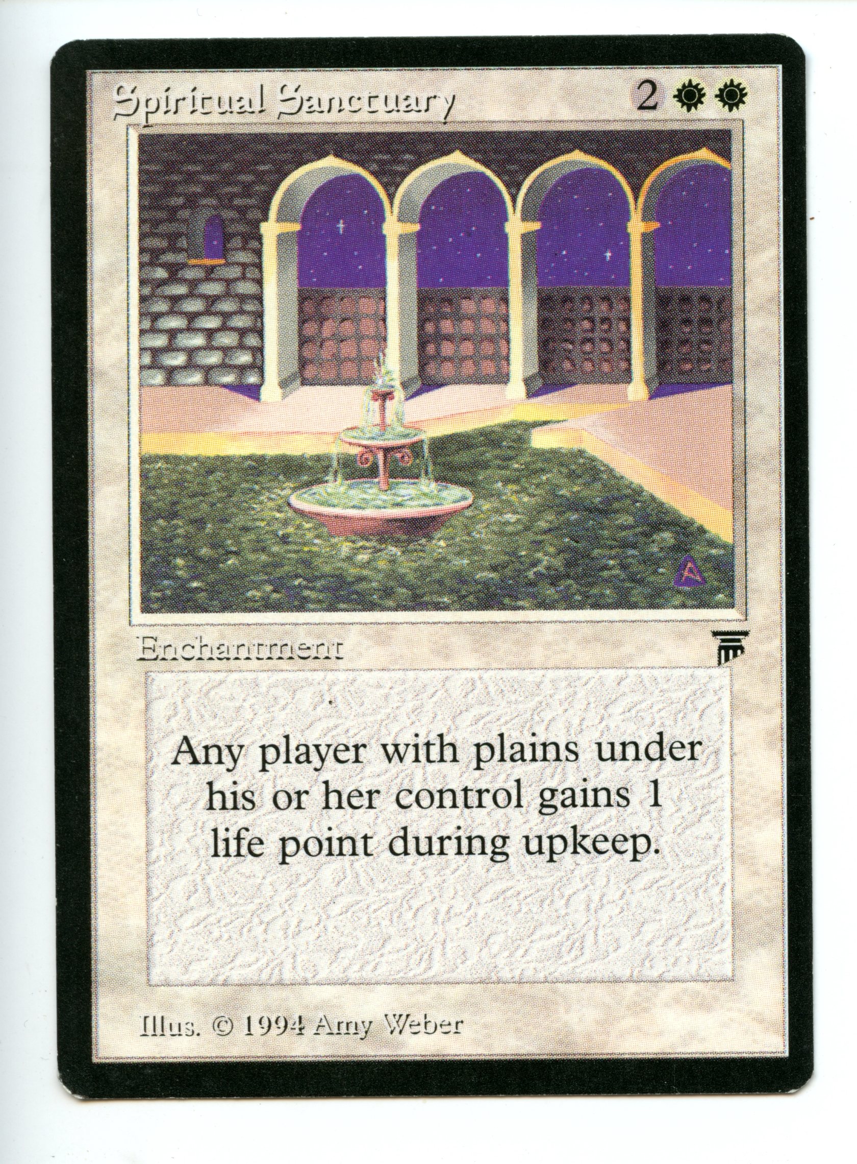 Magic the Gathering - Spiritual Sanctuary   - Legends - Lightly Played