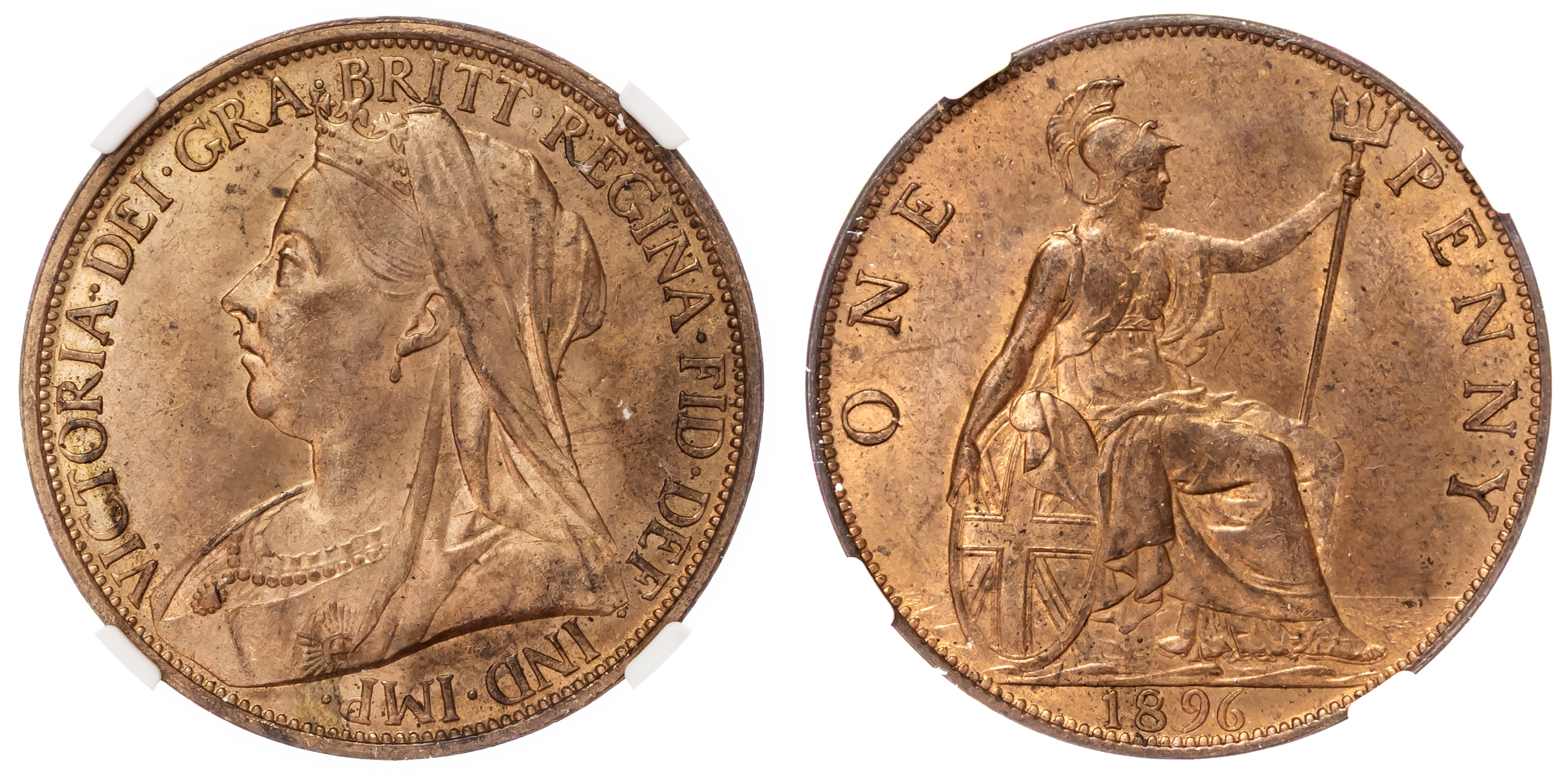 Victoria (1837-1901), Penny, 1896, close 96.