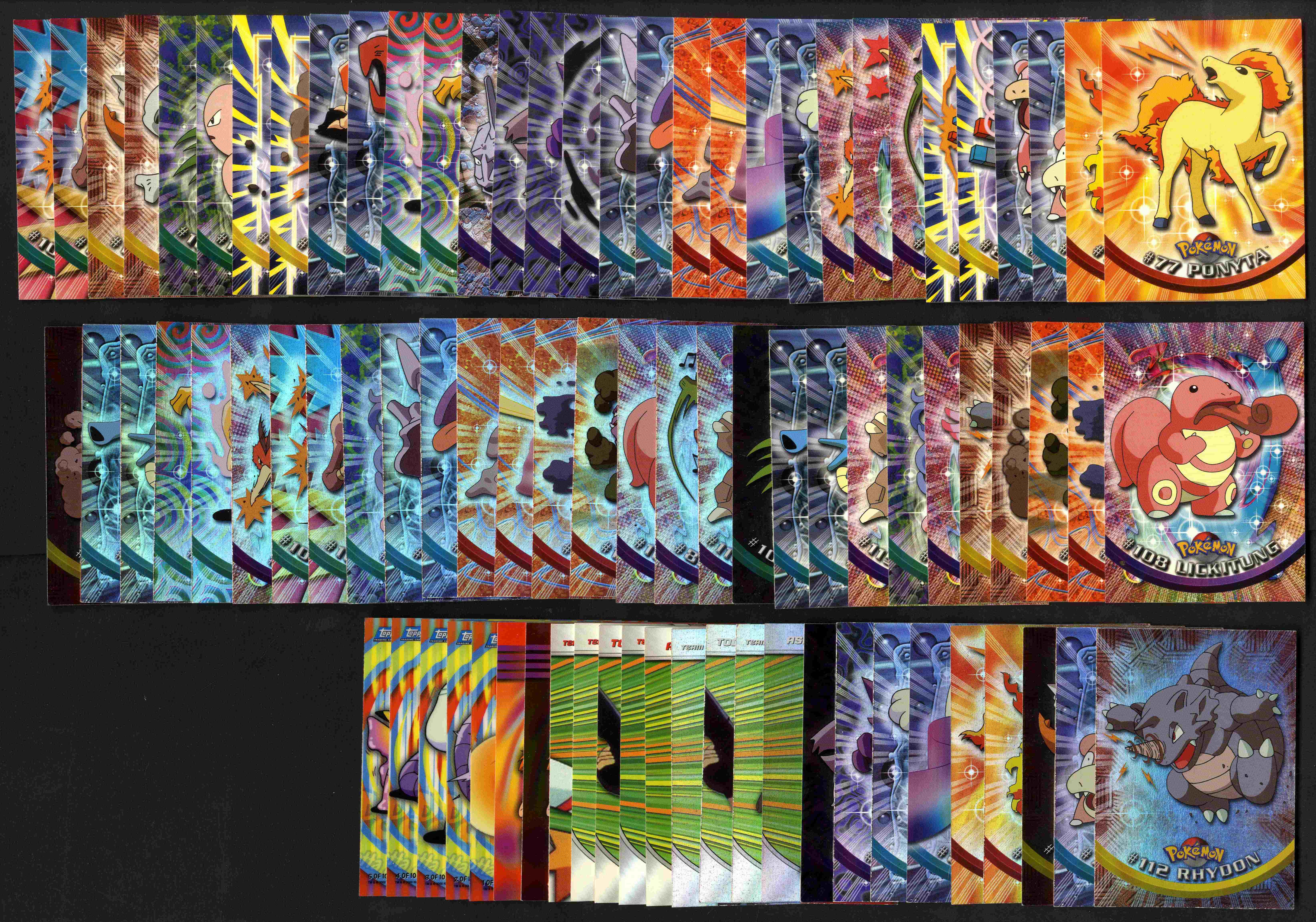 TOPPS Series 2 Partial Complete set - includes 55 holo cards 