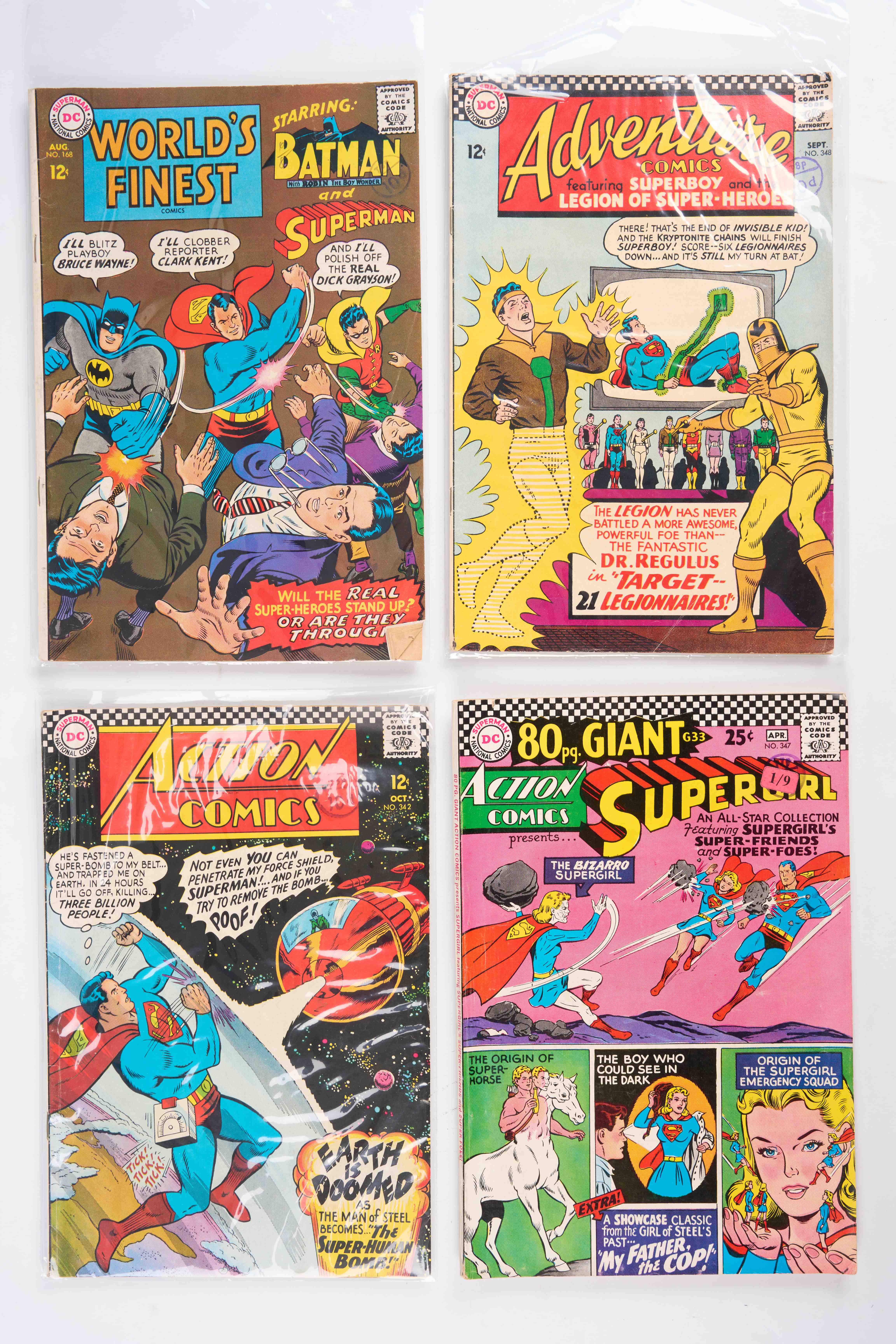 DC Comics Justice League of America, Action Comics, World's Finest (DC Comics, ) Bundle of Nine