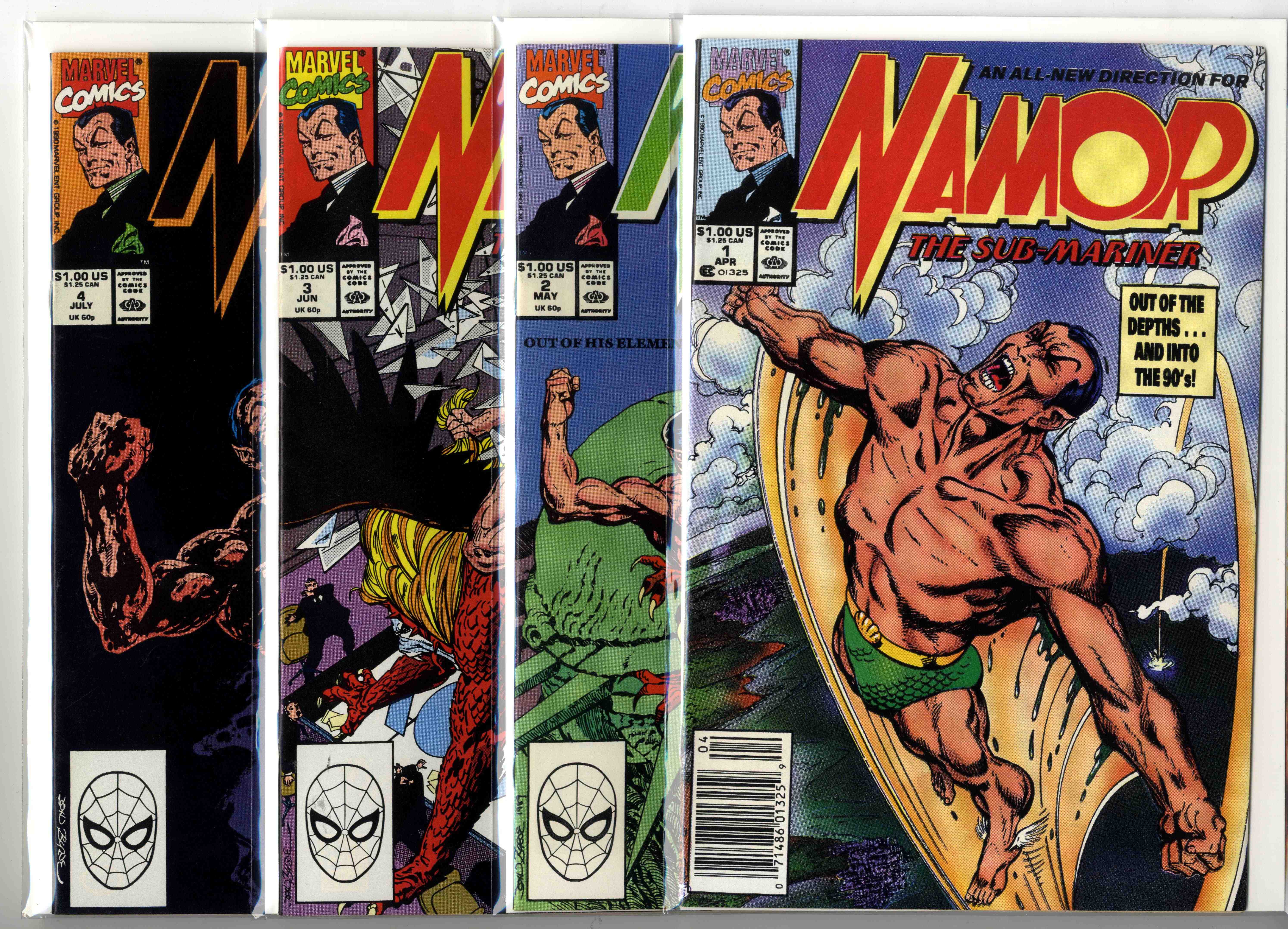 Namor The Sub-Mariner Vol 1 #1-#19 (Marvel Comics, 1990-91) Bundle of 19 Issues