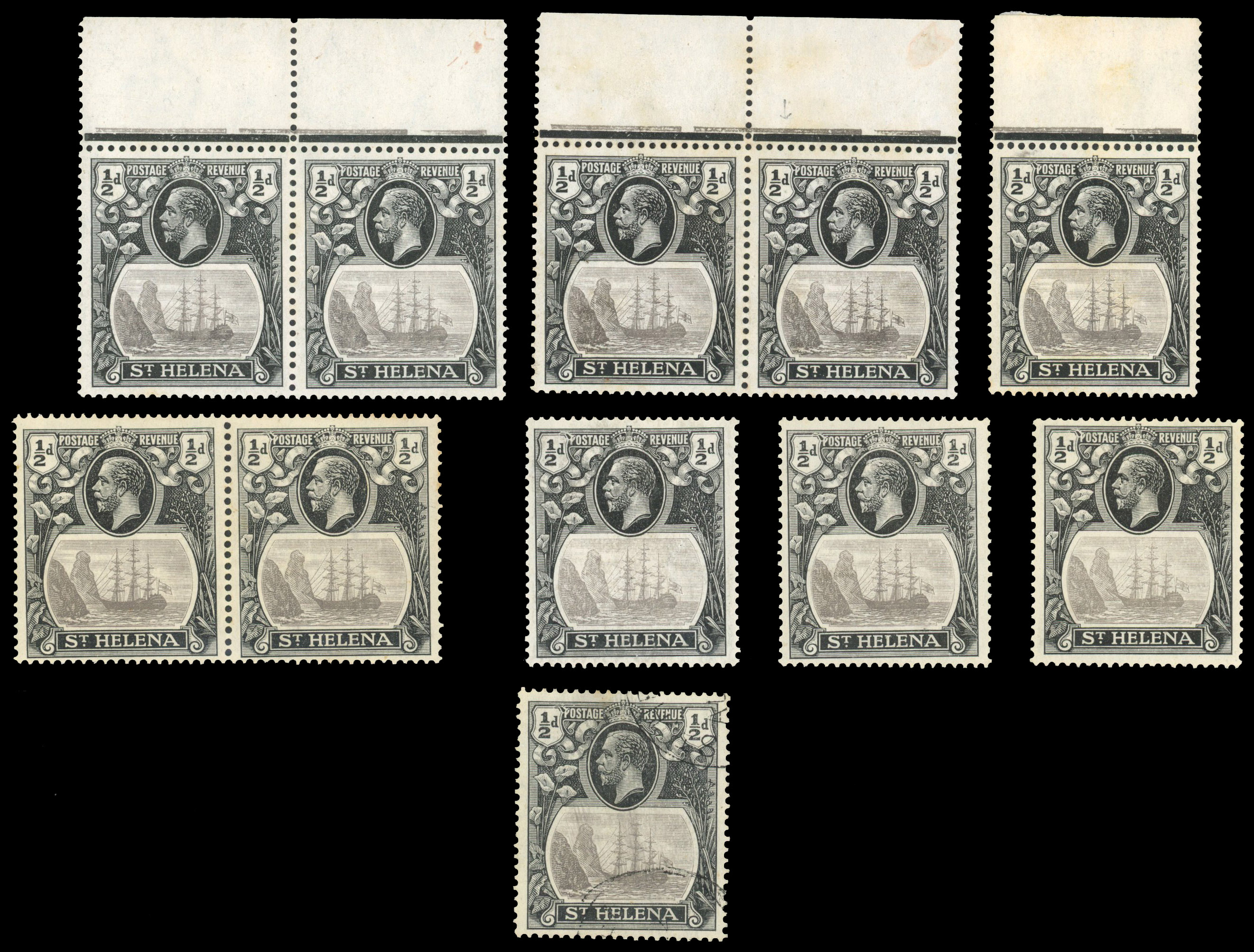 St Helena SG 97e group