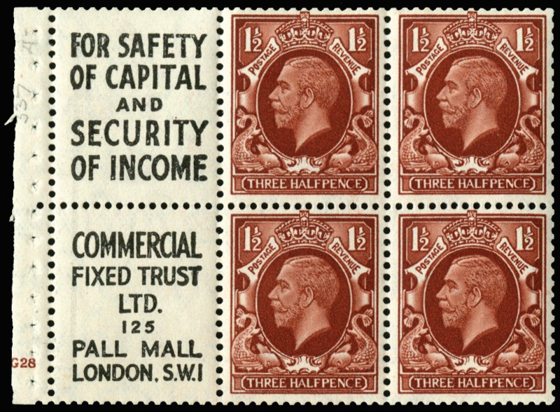 1934 1½d Red brown (Small format). Very fine...