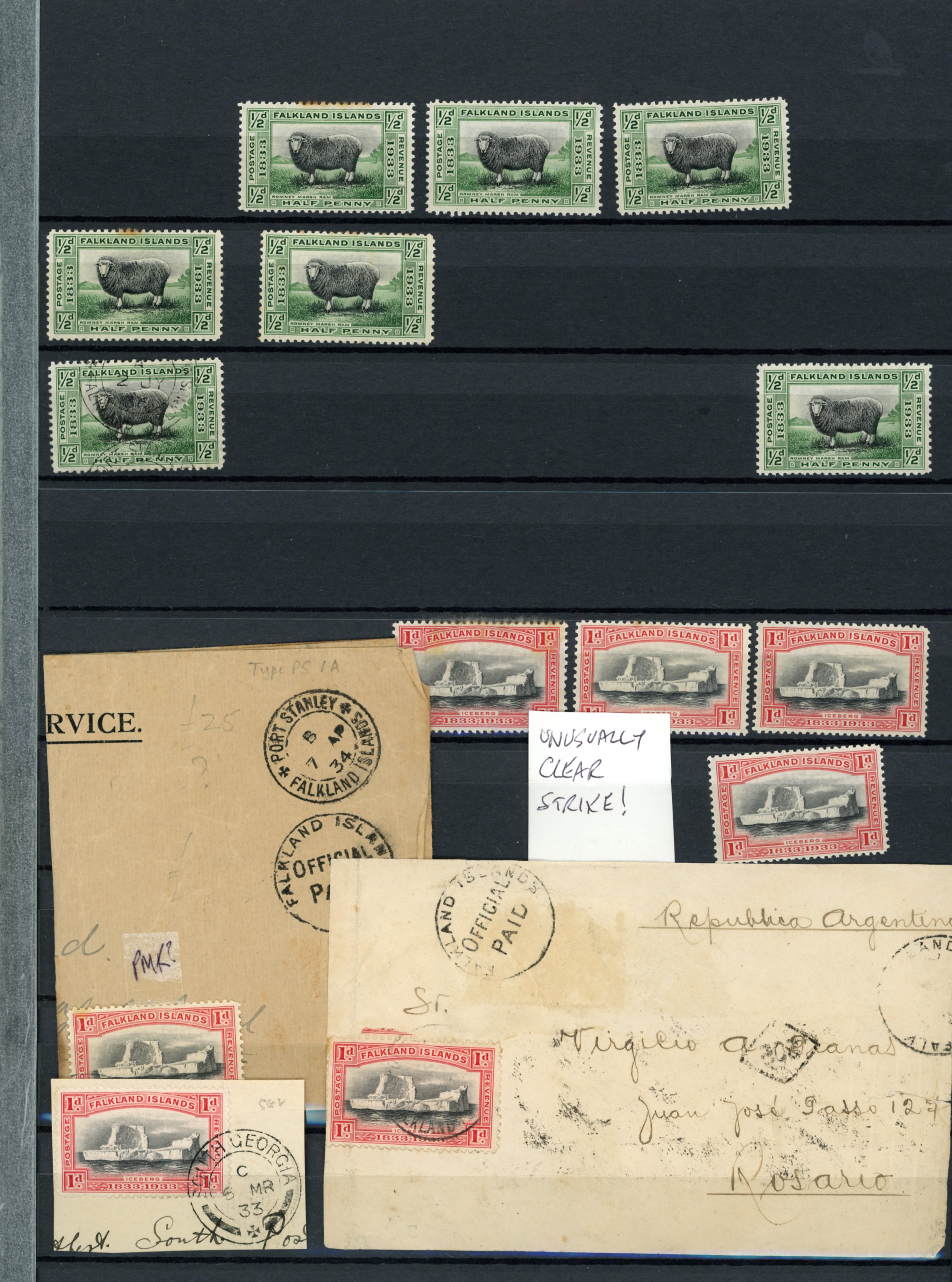 1933 Centenary set of twelve, o.g., the £1...