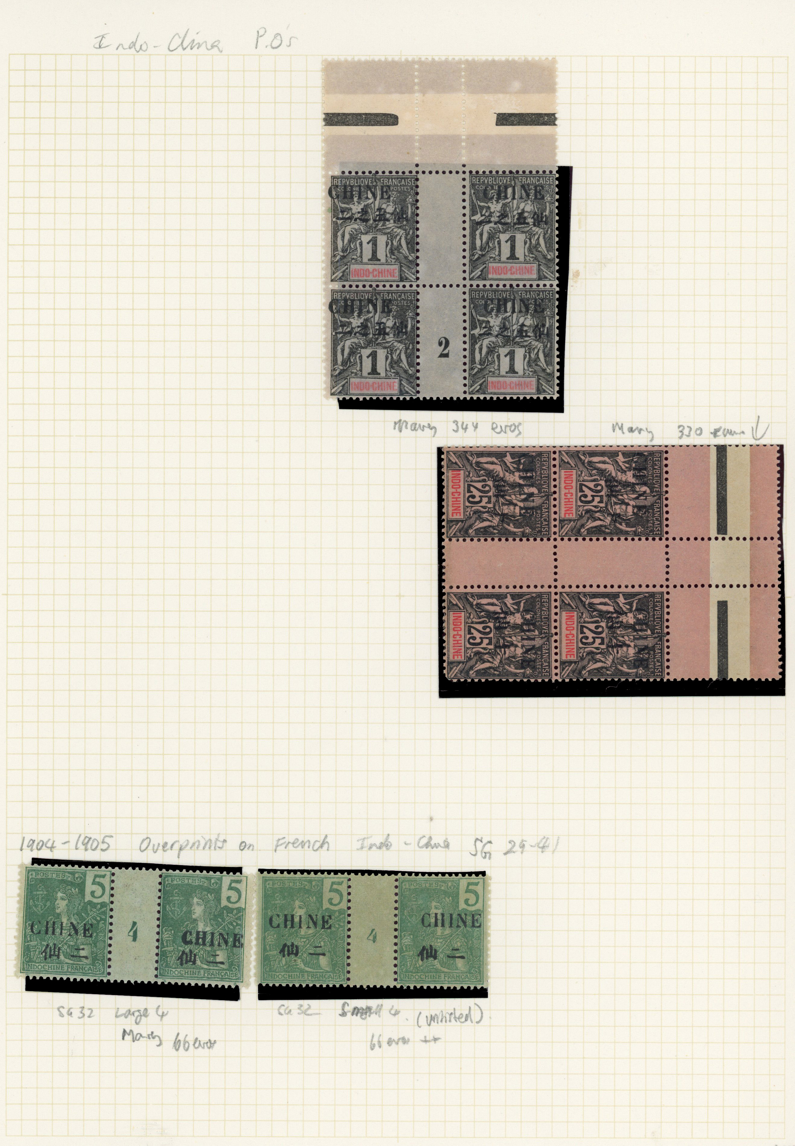 Early mint and used selection arranged on album leaves