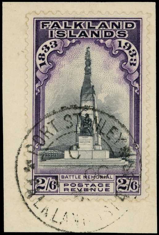 1933 Centenary 2/6d black and violet fine used...