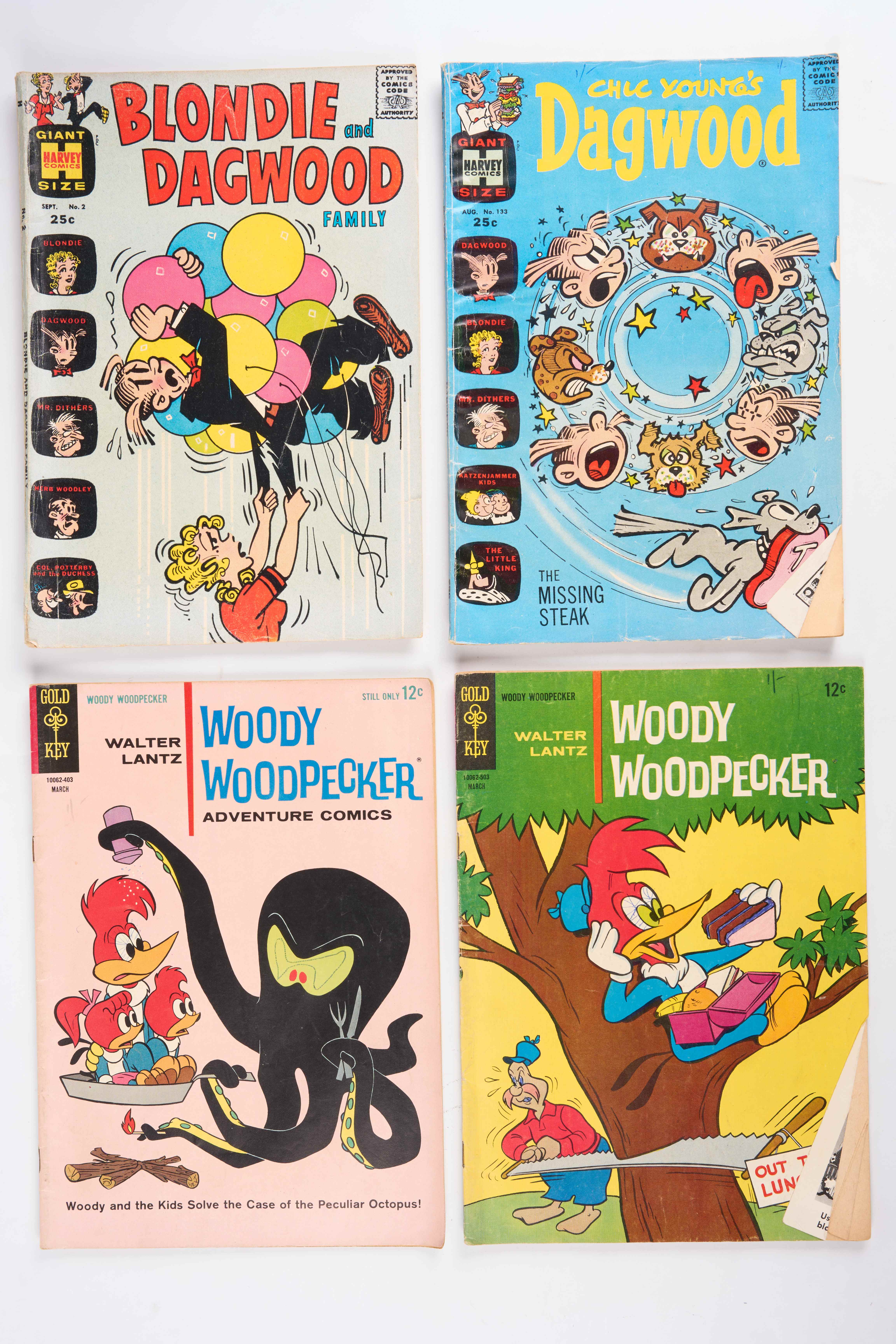Disney, Dell Character and Dagwood Bundle (Various, 1961-1974) Bundle of 19