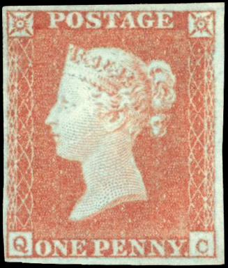 GB SG 8 1841 1d orange-brown Plate 103 mint 