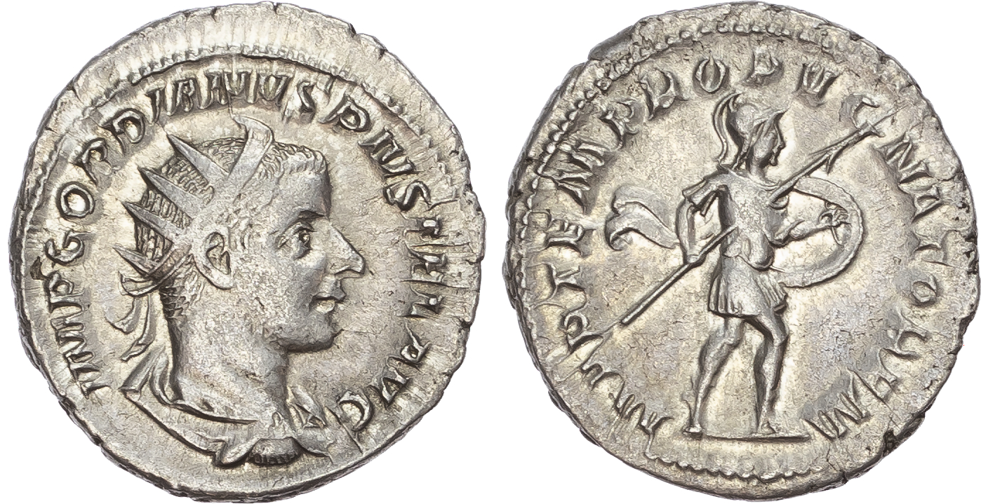 Gordian III (AD 238-245) AR Antoninianus, Rome, AD 243-244, 4.33g. 