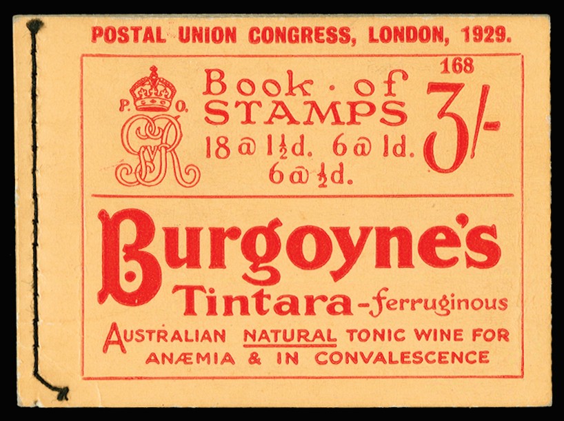 1929 3s Postal Union Congress Booklet (Edition 168)....