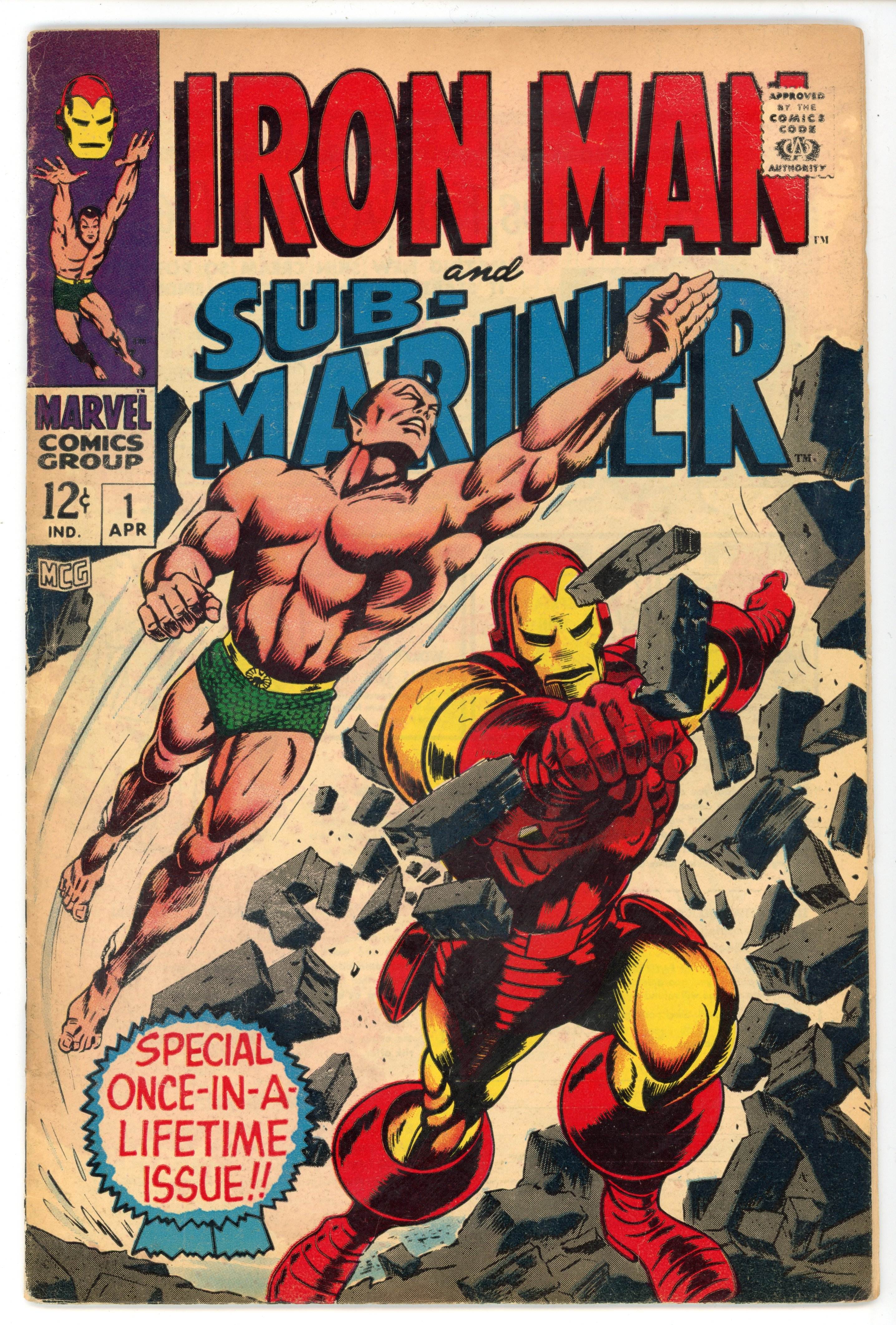Iron Man and Sub-Mariner #1 (Marvel Comics, 1968) Pre-dates Iron Man #1 and Sub-Mariner #1