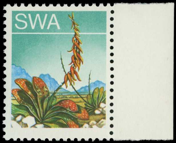 1973-79 10c Gasteria pillansii black (face...