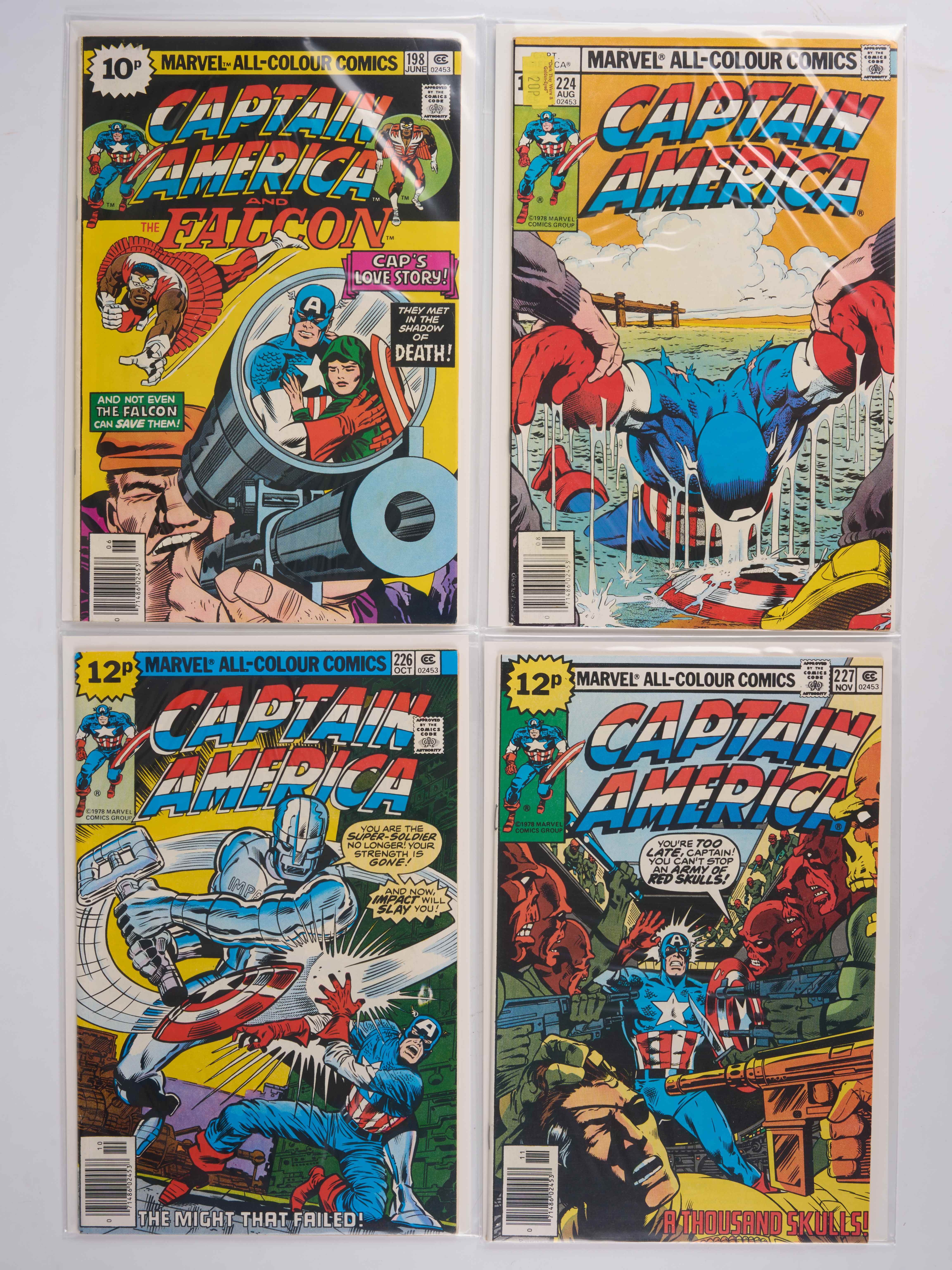 Captain America (Marvel Comics, 1975-84) Bundle of 23 issues.