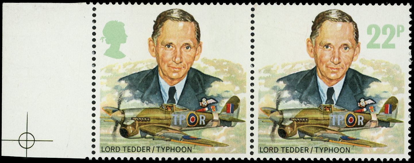 Great Britain SG 1337a/b in pair 