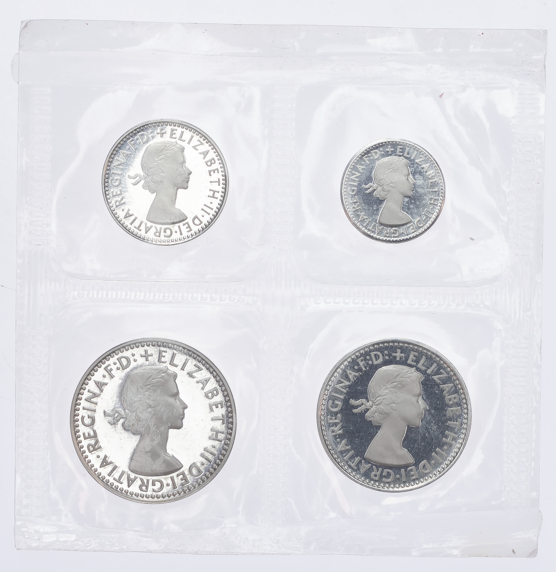 Elizabeth II (1952-2022), Maundy Set, 2015, Fourpence, Threepence, Twopence, Penny. 