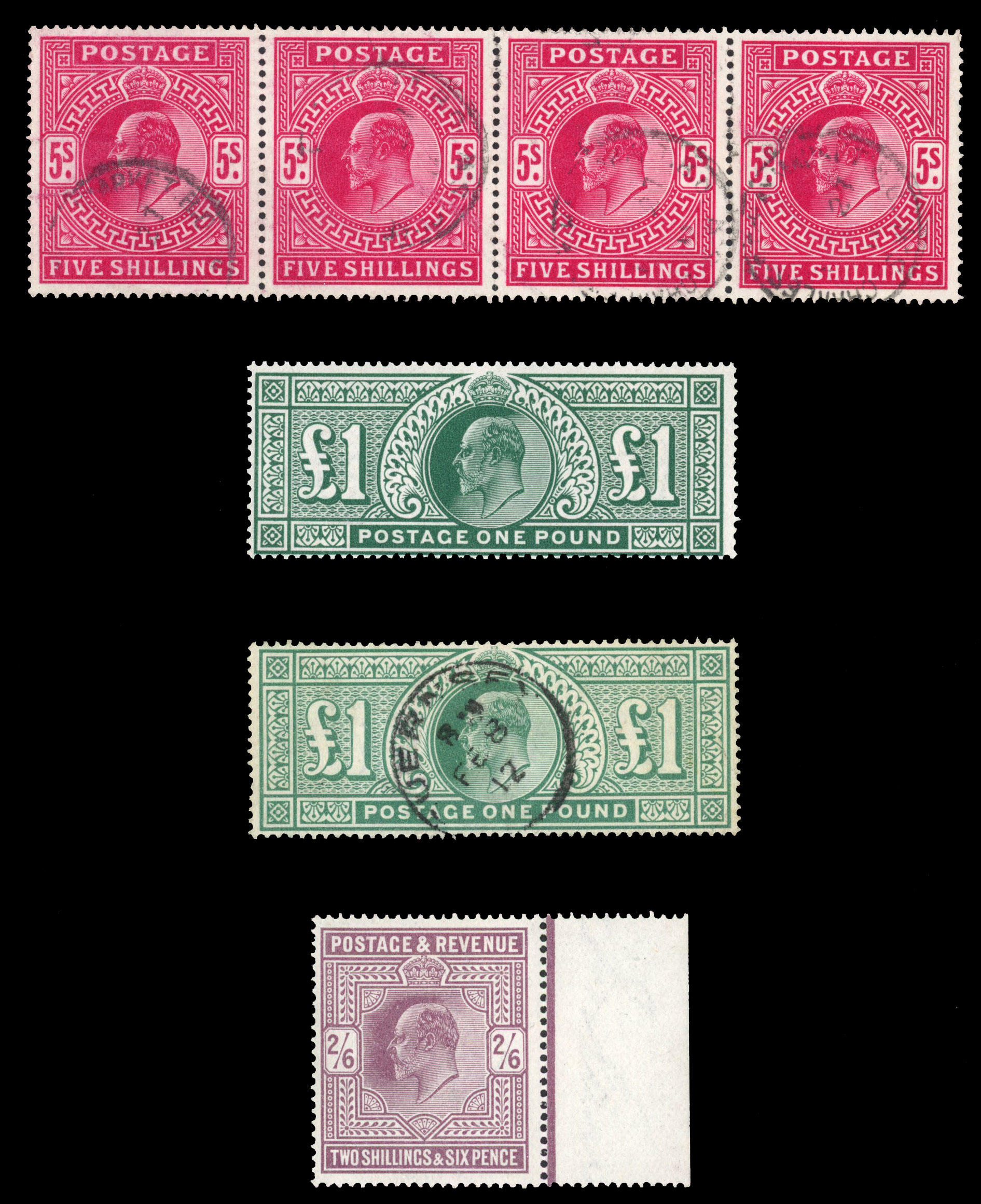 1902-13 mint and used selection