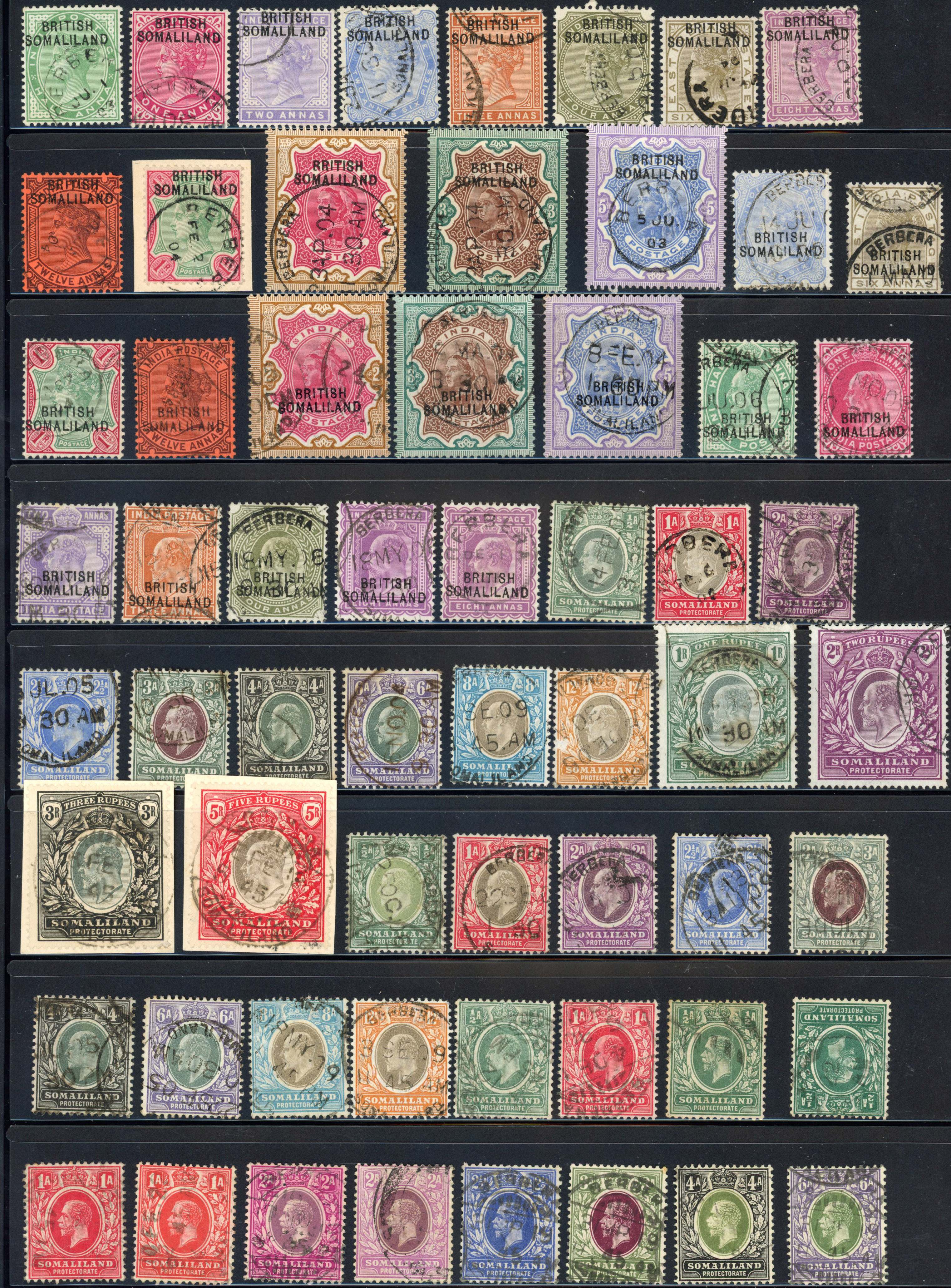 Somaliland Protectorate 1903-21 collection used