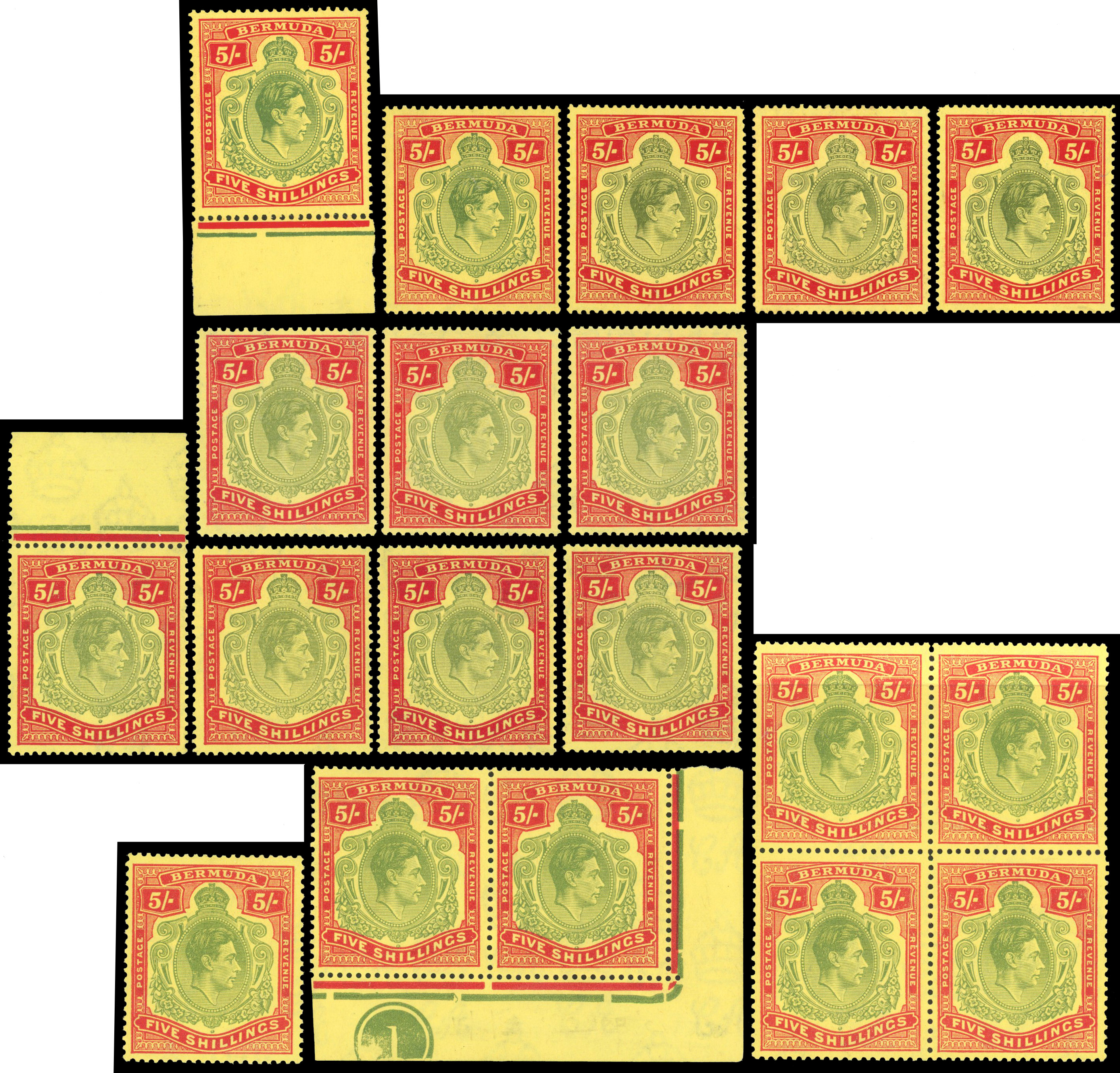 Bermuda SG 118/g collection mint